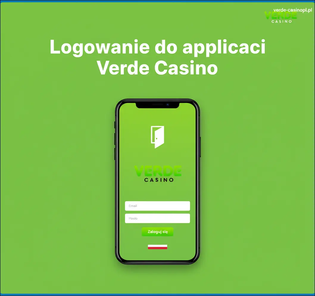 Logowanie do aplikacji Verde Casino