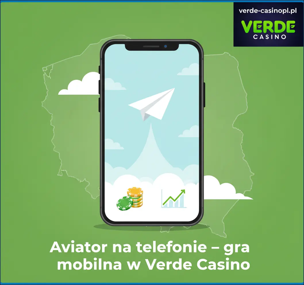 Aviator na telefonie – gra mobilna w Verde Casino