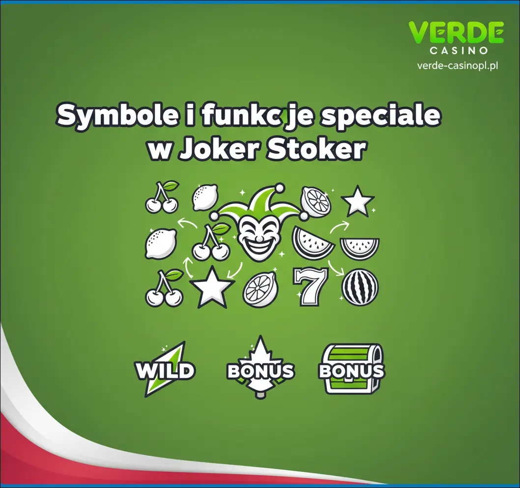 Symbole i funkcje specjalne w Joker Stoker