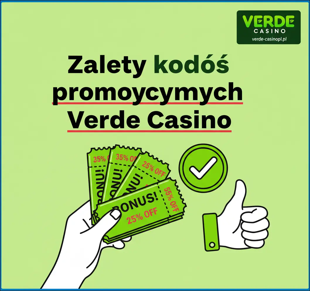 Zalety kodów promocyjnych Verde Casino