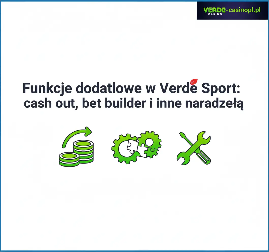 Funkcje dodatkowe w Verde Sport: cash out, bet builder i inne narzędzia